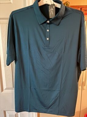 Brisira golf shirts for men moisture wicking collared size XXL